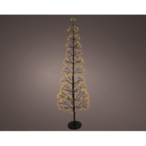 ALBERO METALLO NERO 624 LED H.150